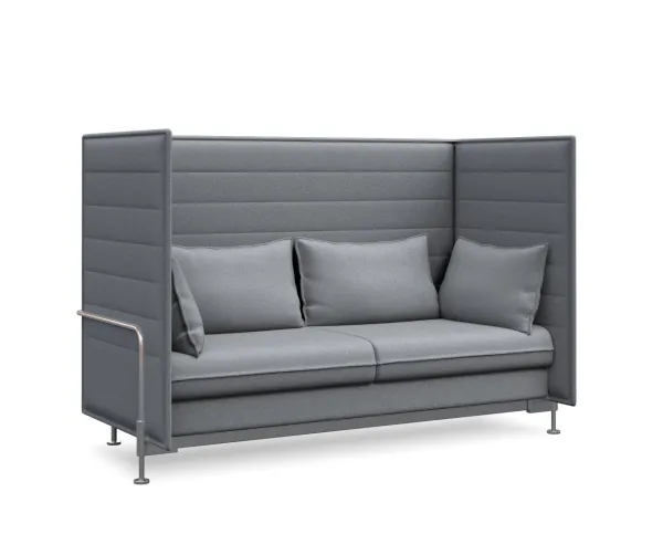 Agile Booth Club Two Seater Lounge – Charcoal