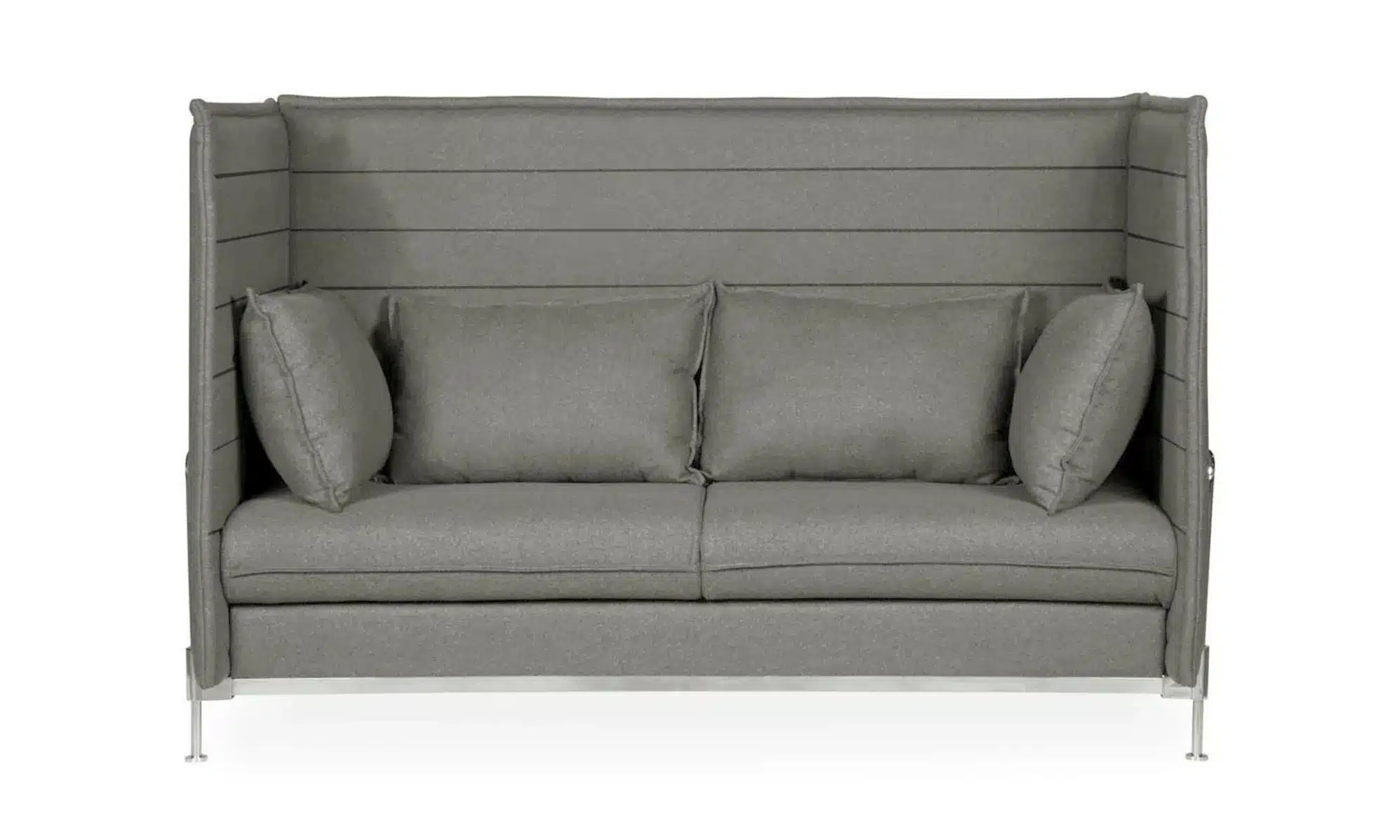 Agile Booth Club Two Seater Lounge – Charcoal - Image 3
