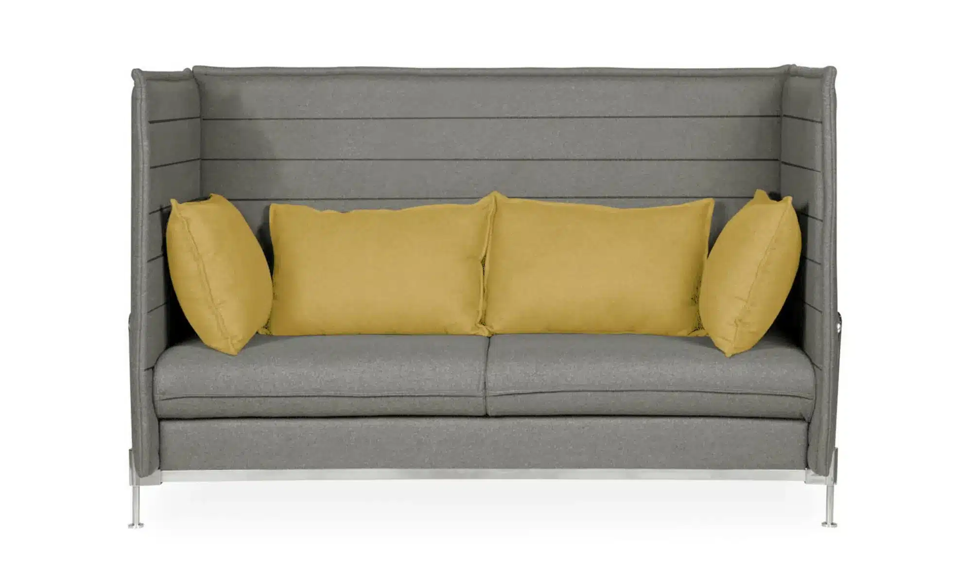 Agile Booth Club Two Seater Lounge – Charcoal - Image 2