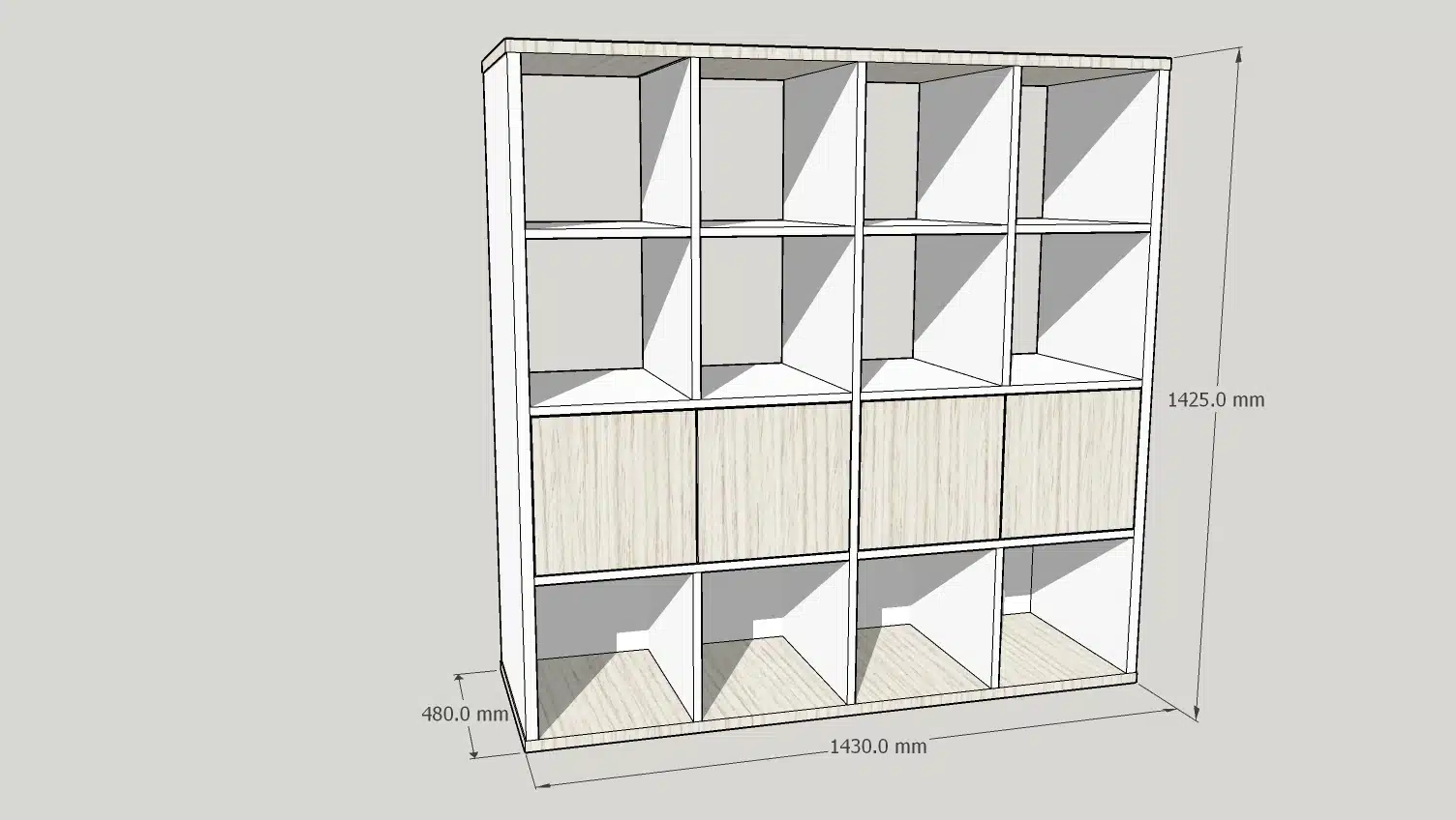 Agile Cube Storage Unit 12 Up with IPad Charging - Image 2