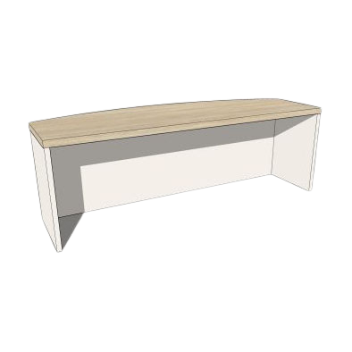 Agile Desk Hob Bow Front