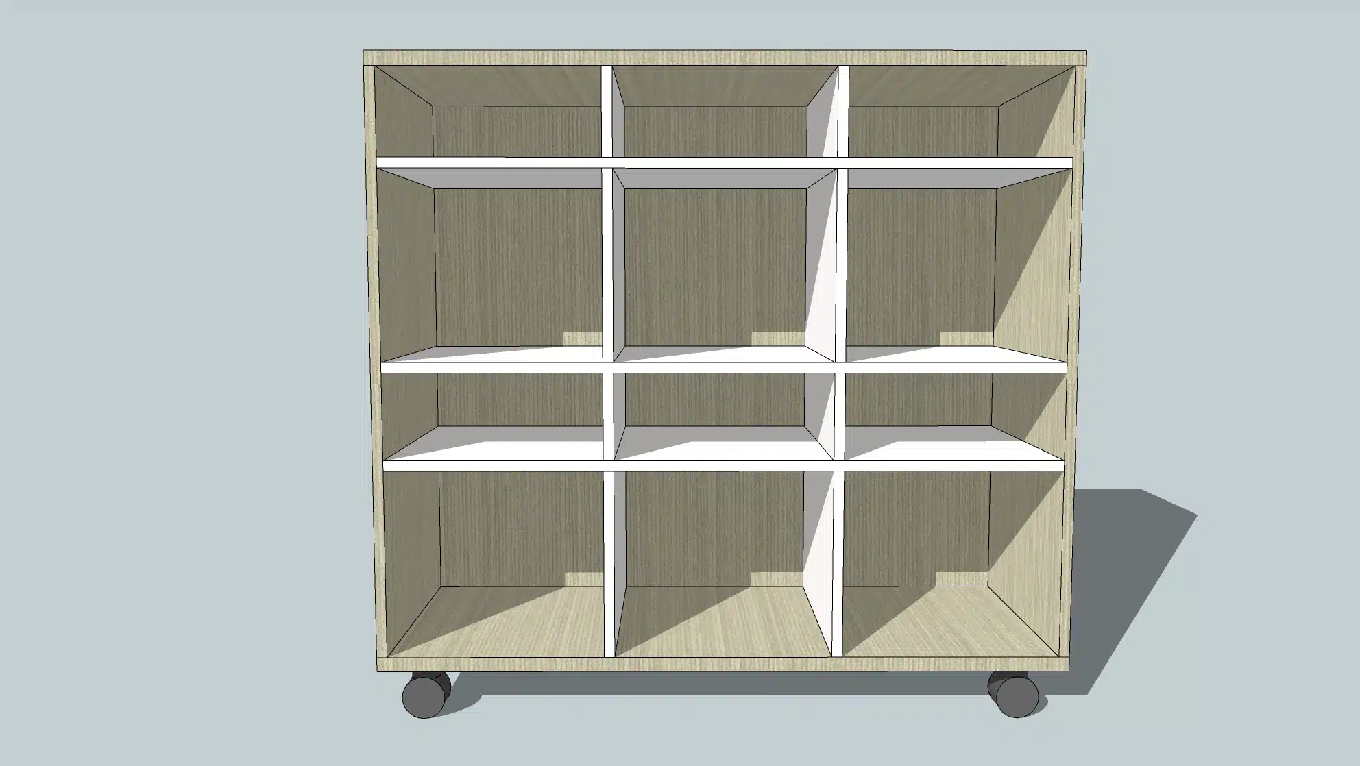 Agile Mobile Bag & Tote Shelf Storage Unit 6Up - Image 5