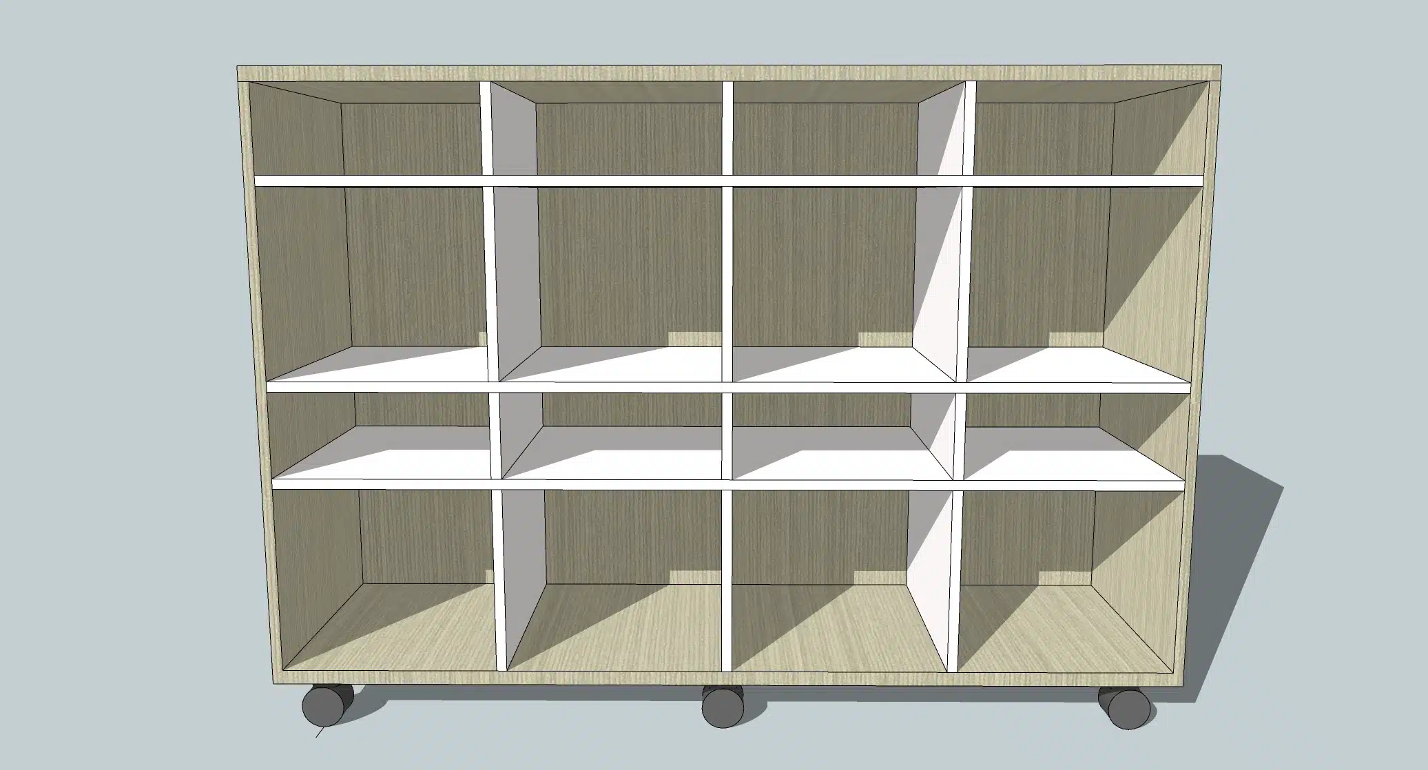 Agile Mobile Bag & Tote Shelf Storage Unit 6Up - Image 3