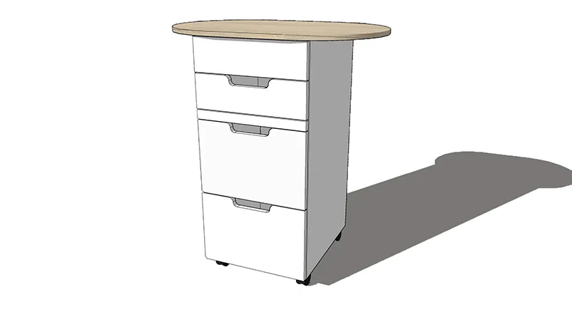 Agile Mobile Teachers Station 2+2 - Image 2