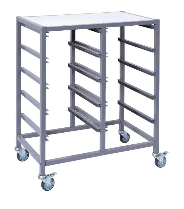 Agile Tote Tray Trolley – Double 5 Tier - Image 2