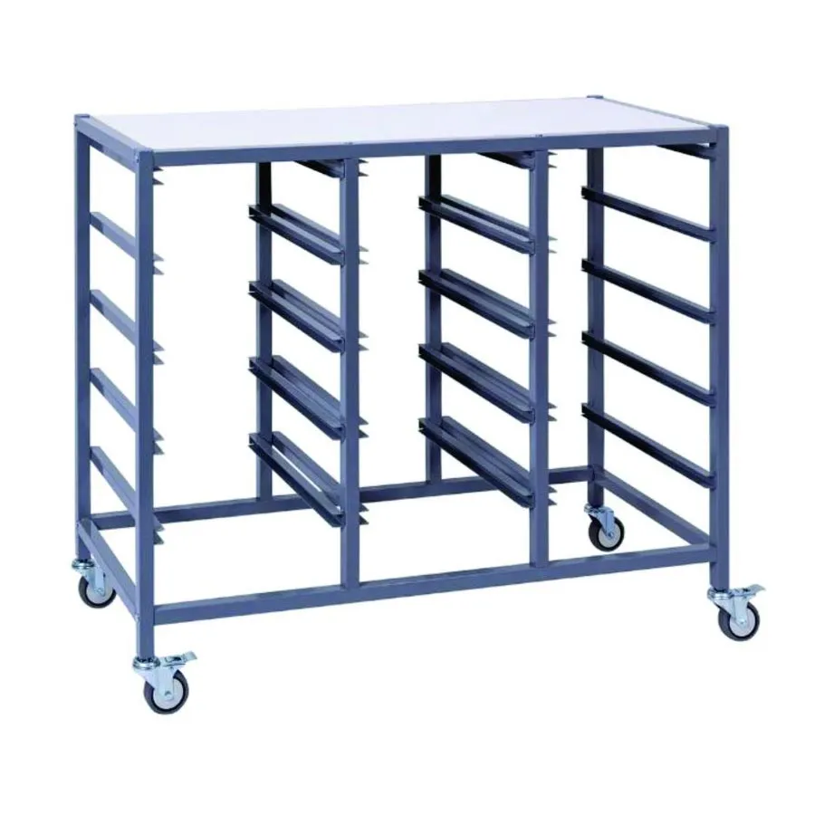 Agile Tote Tray Trolley – Triple 5 Tier - Image 3
