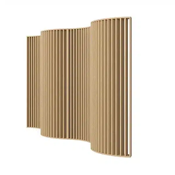 Agile Slat Curved Feature Wall