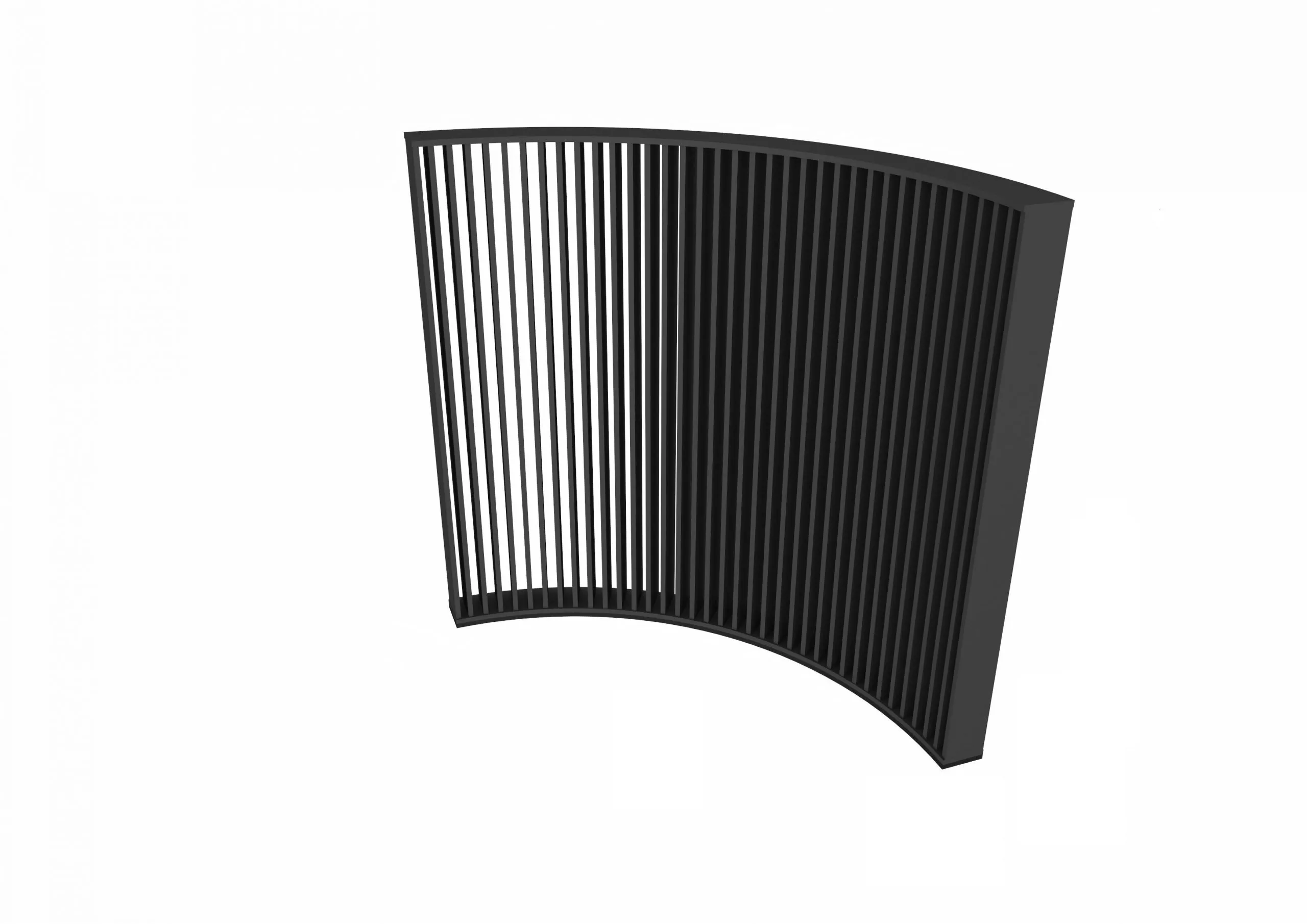 Agile Slat Curved Feature Wall - Image 4