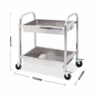 Agile SST Clearing Trolley 2 Tier, Deep Tray – 750