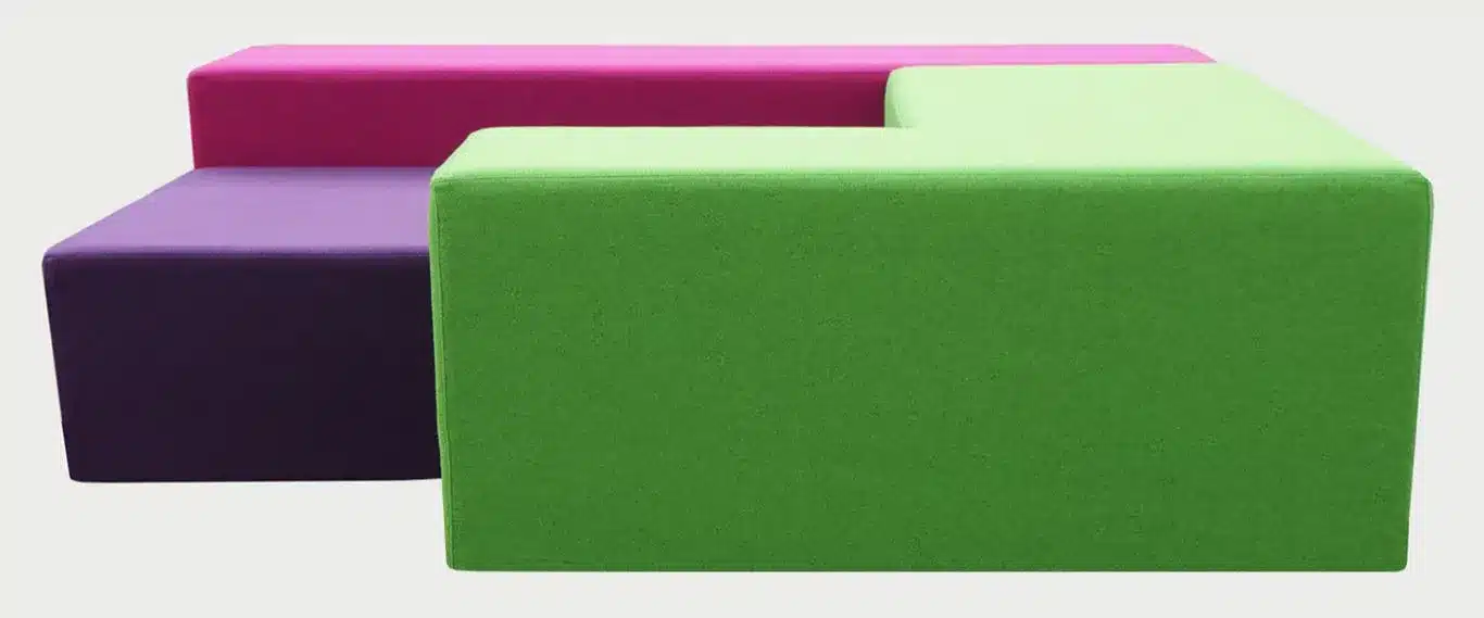 Agile Jigsaw Ottoman – Large Corner - Image 2
