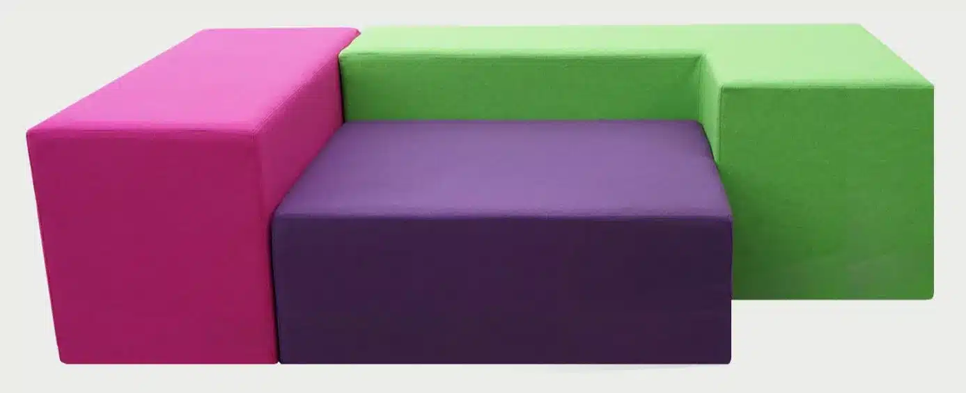 Agile Jigsaw Ottoman – Square - Image 3