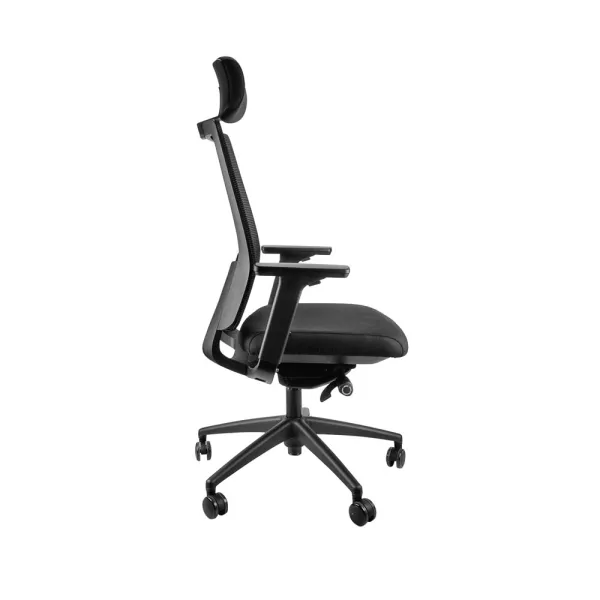 Agile Como Task Chair with Headrest – Mesh Back
