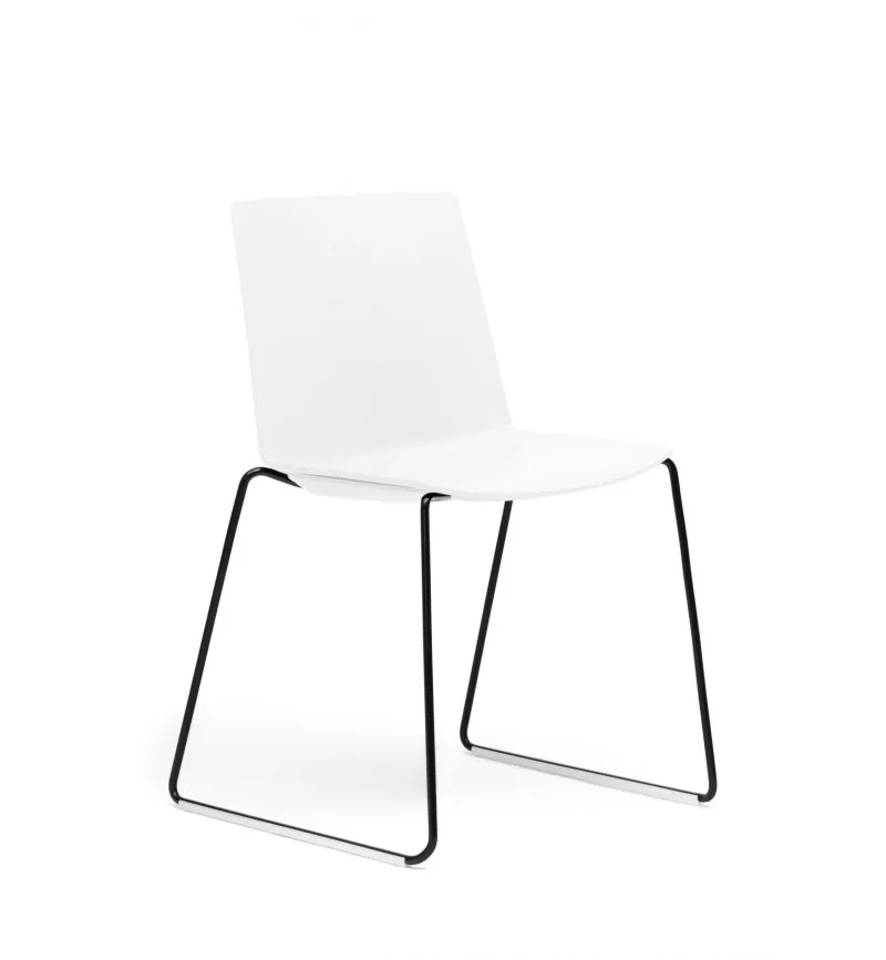 Agile Jubel Polypropylene 4 Leg/Sled Visitor Chair - Image 8