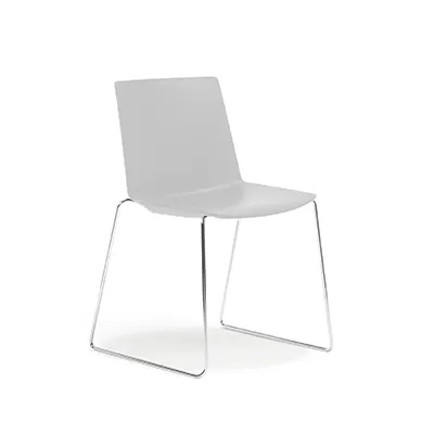 Agile Jubel Polypropylene 4 Leg/Sled Visitor Chair - Image 4
