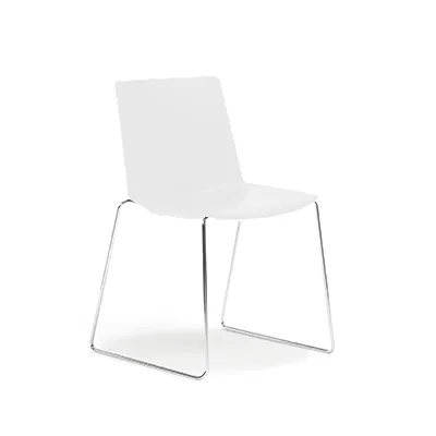 Agile Jubel Polypropylene 4 Leg/Sled Visitor Chair - Image 5