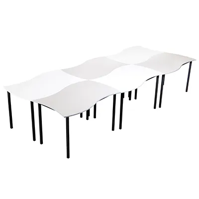 Agile Flag Shaped Student Table - Image 3