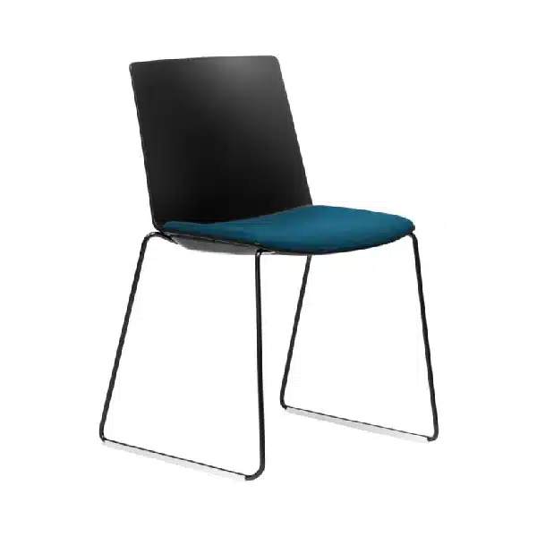 Agile Jubel 4 Leg/Sled Visitor Chair with Seat Pad