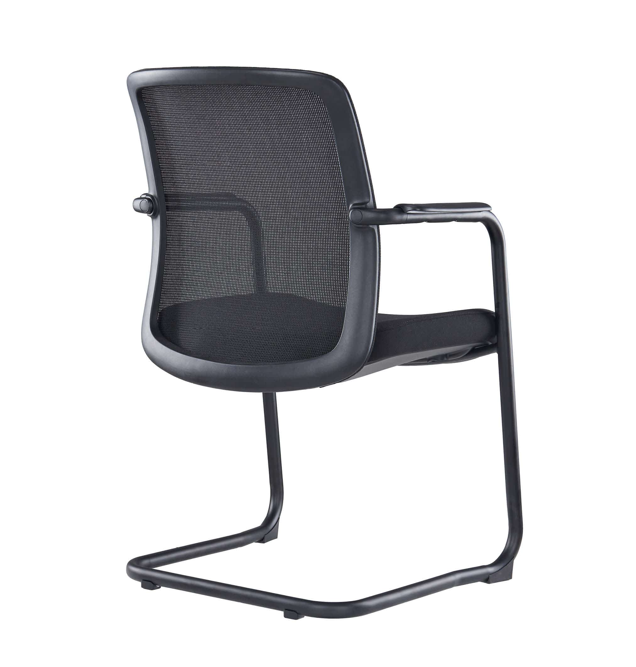 Agile Galaxy Cantilever Vistor Chair – Black - Image 4